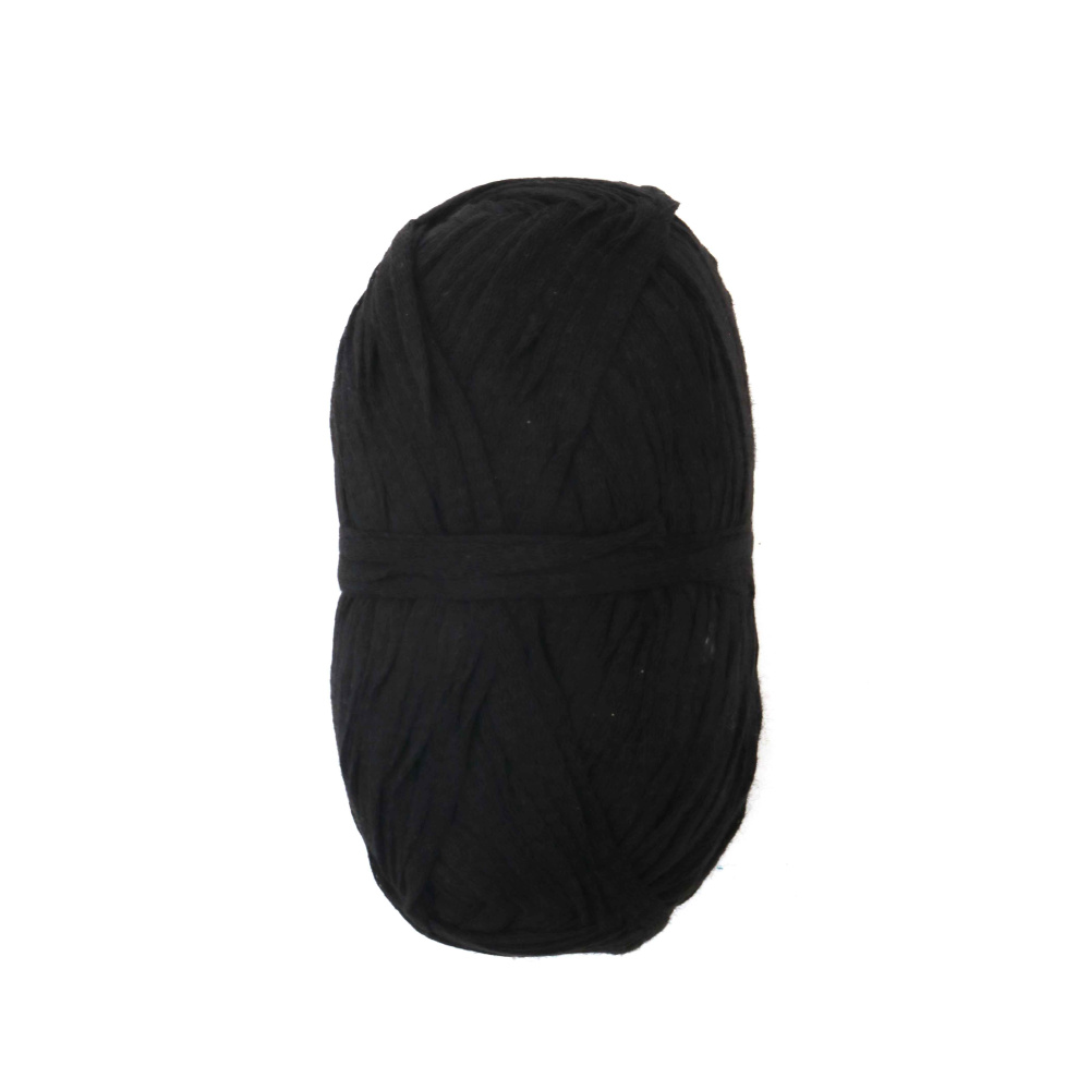 Fir de bumbac Soft Black Weekend – 100% bumbac natural – 100 g (90 m) – perfect pentru tricotat elegant, croșetat și proiecte DIY creative