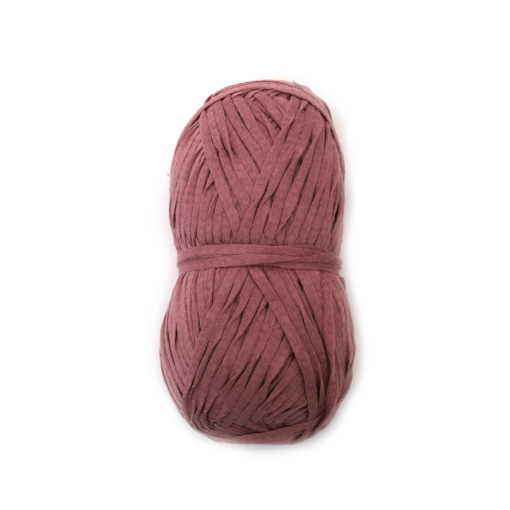 Fir Weekend, culoare roz prăfuit – 100% bumbac natural – 100 g (90 m) – perfect pentru tricotat elegant, croșetat și creații handmade