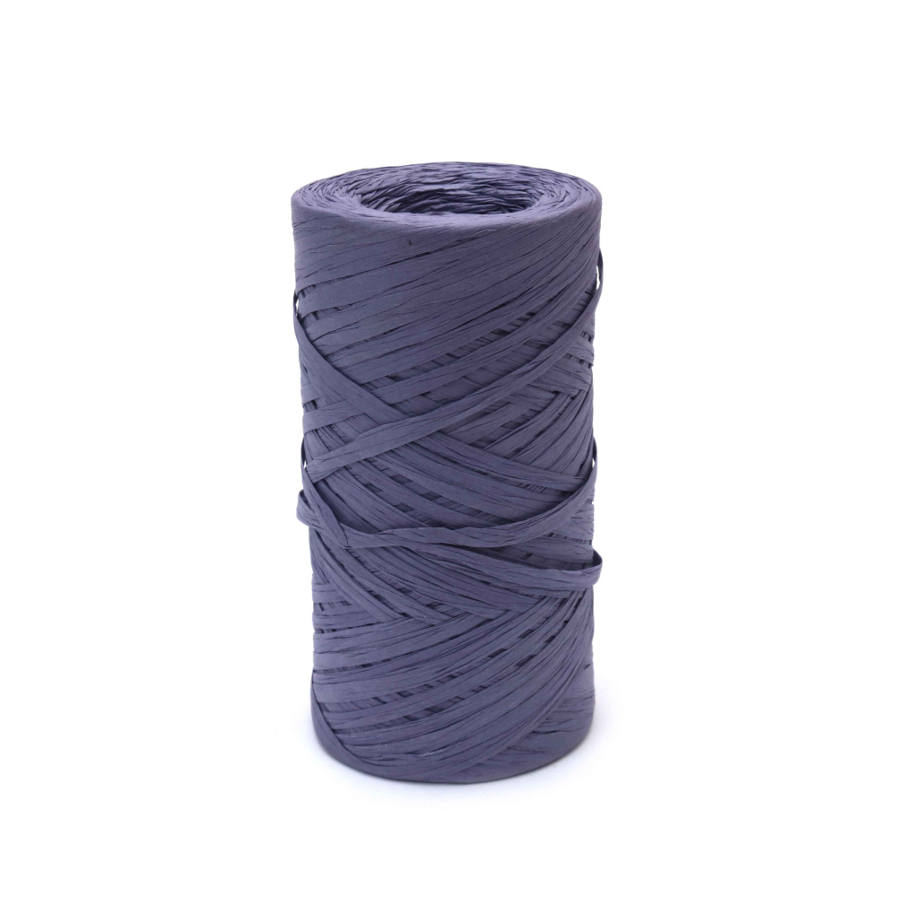 Rafie din hârtie 100% eco – Mov – Rolă 100 g (150 m) pentru împletit, ambalare cadouri și proiecte creative DIY
