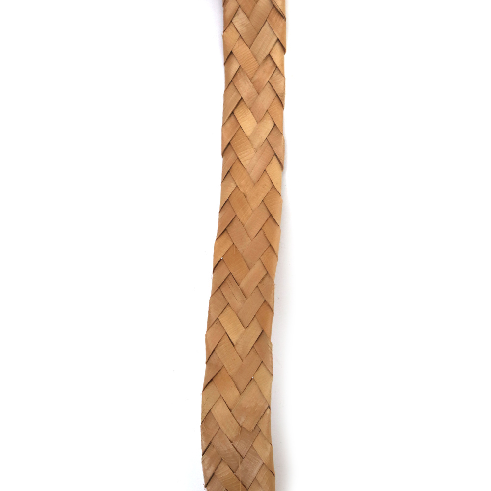 Panglică împletită din lauhala, 23 mm, ~2 m – perfectă pentru împachetare cadouri, decorațiuni pentru casă și proiecte DIY ecologice