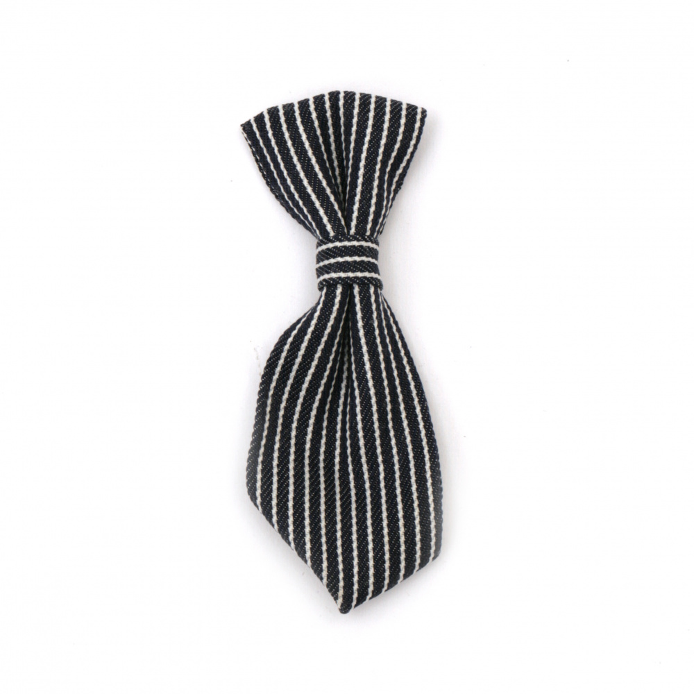 Cravata textil 68 ~ 71x23 ~ 25x7 ~ 9,5 mm culoare albastru -2 bucati