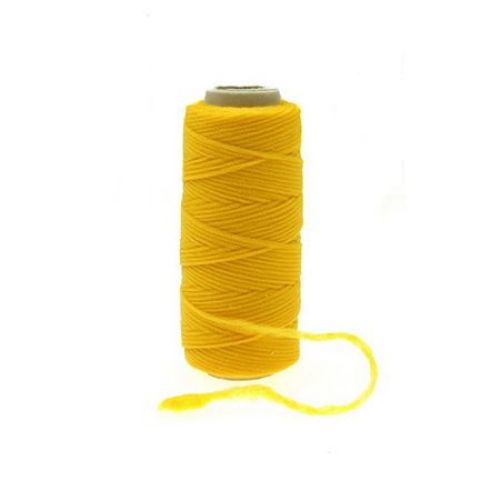 Polyester thread 0.2 ± 0.4 mm yellow spool ± 5 grams