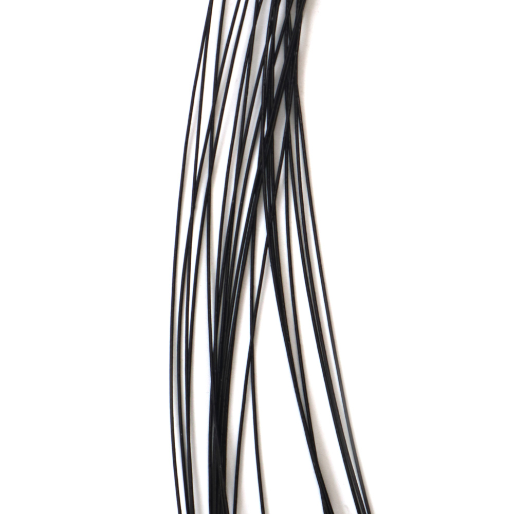 Sârmă de flori neagră 0,9 mm ~82 cm - 20 bucăți