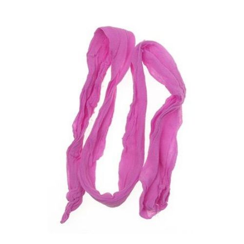 Полиестерен ръкав за найлонови цветя /тип чорапогащник/ розово-лилав -пакет 5 броя