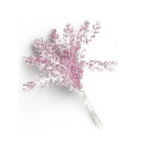 Cireșă de flori 160x15 mm roz săgeată brocat -12 bucati