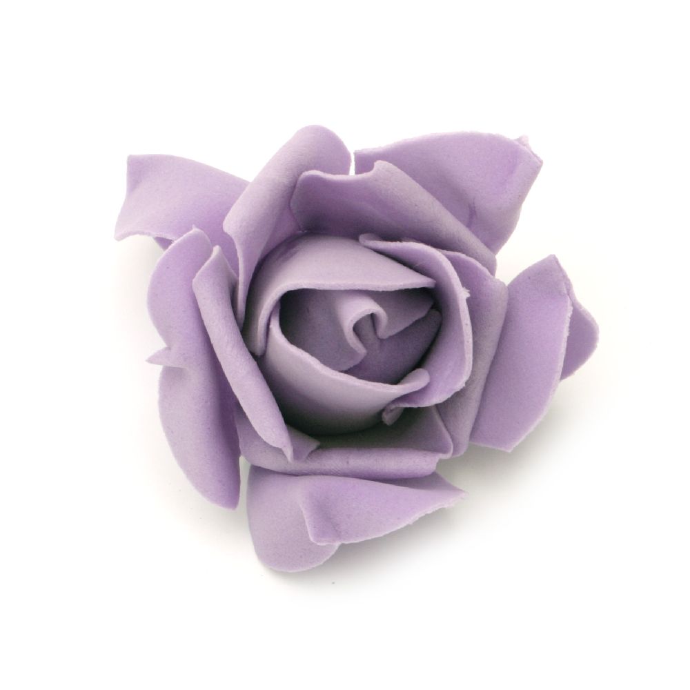 Culoare trandafir 70x45 mm cauciuc violet -5 bucăți