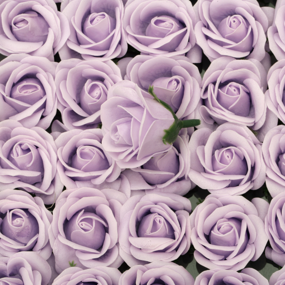 Сапунена ароматна роза цвят лилав 40 мм 