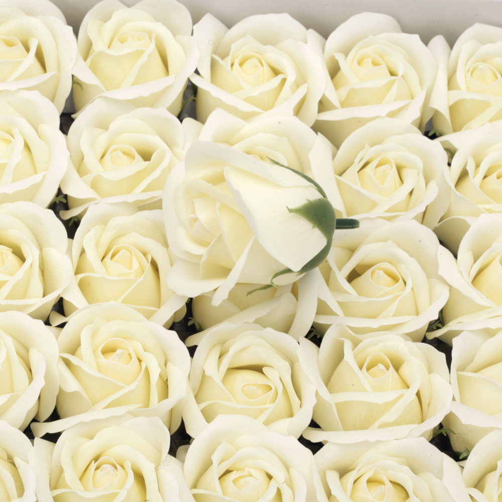 Сапунена ароматна роза цвят жълт 50 мм