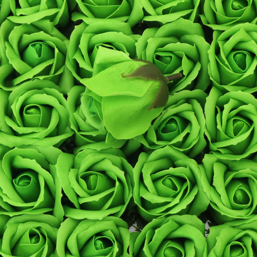 Soap-Scented Rose, Green Color, 50 mm