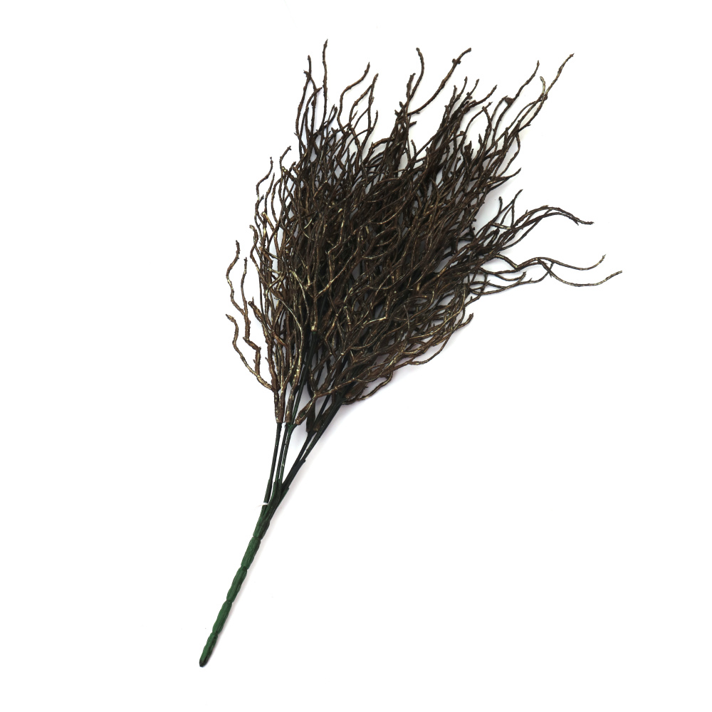 Bouquet Plant for Decoration, 400 mm,  Color: Dark Brown - 6 Branches