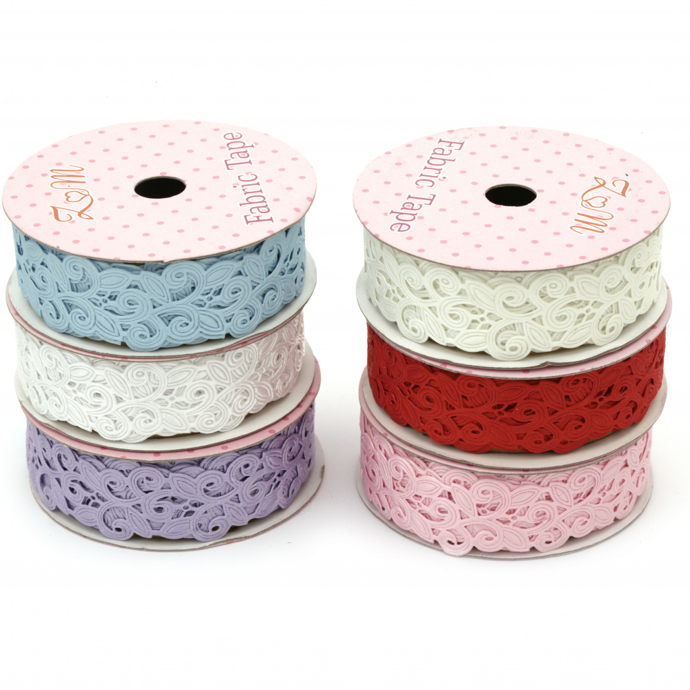 Ribbon satin sheets 25 mm assorted colors -1.80 meters