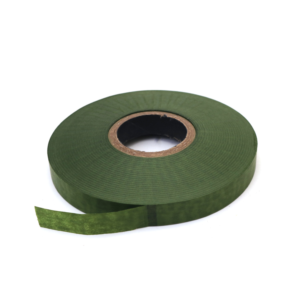 Bandă de hârtie 12 mm verde ~200 metri