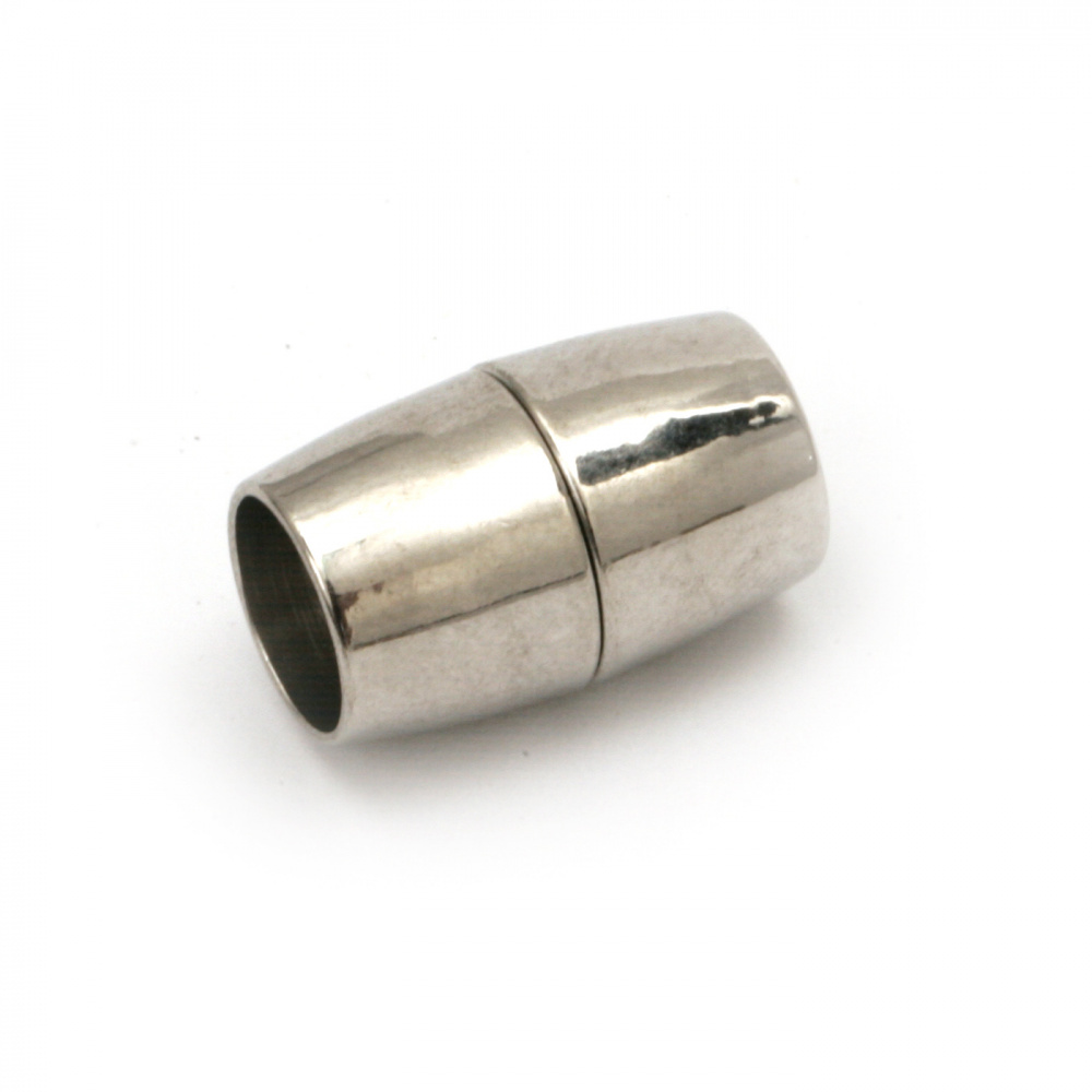 Inchidere magnetica 16x10 mm gaura 7 mm argintiu
