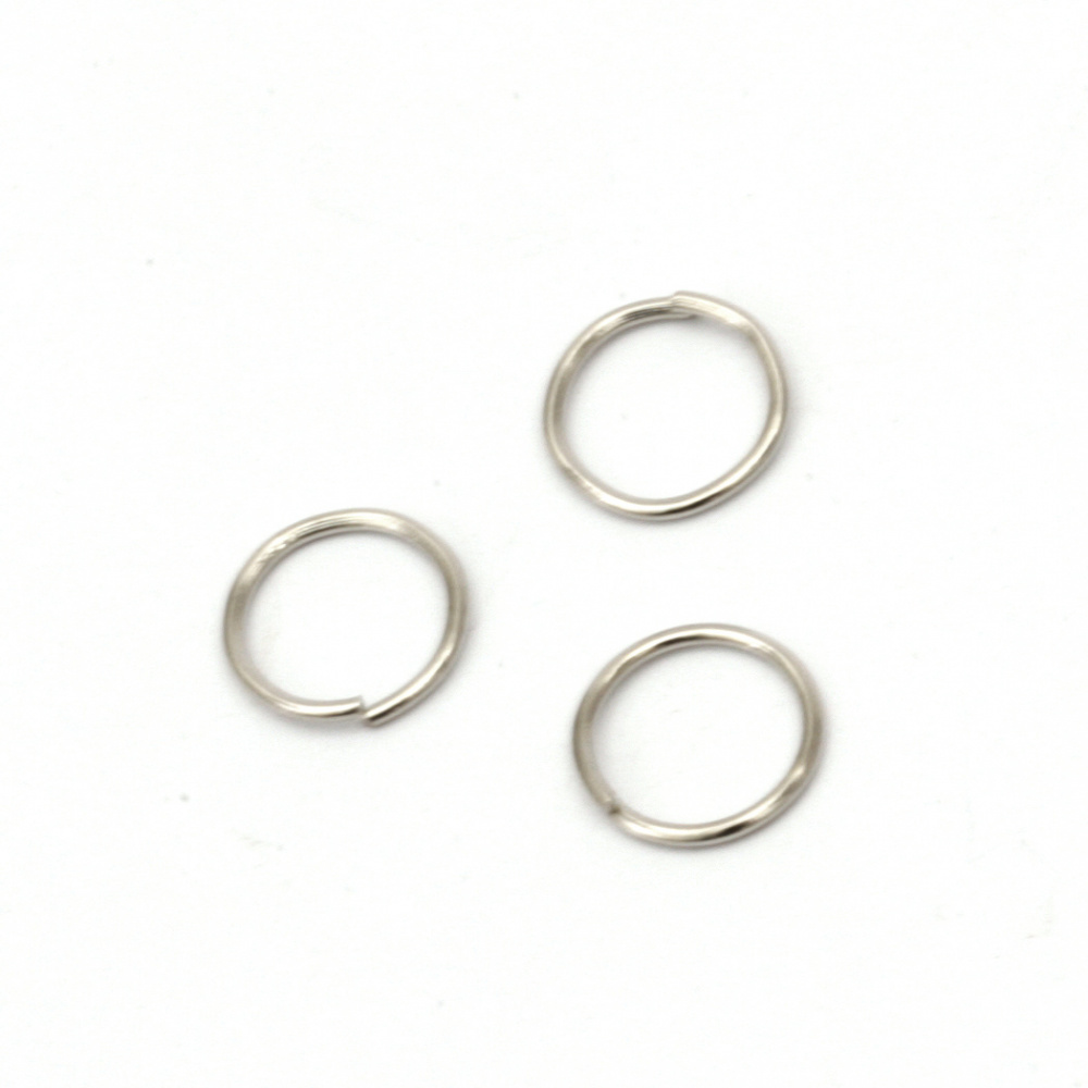 Jewelry Jump Rings, Close but Unsoldered, 8х0.7 mm