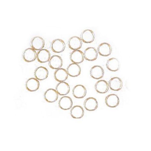 Metal ring for Jewelry8 mmx0.8 mm all coils color silver ~ 7 grams -50 pieces