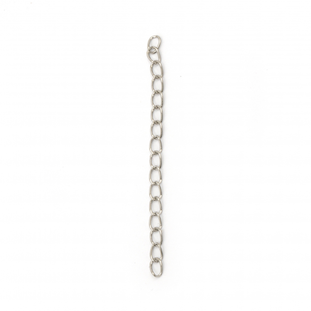Chain 70x4 mm silver -50 pieces