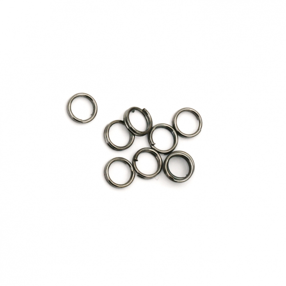 Jump Rings, Close but Unsoldered, 5x0.8 mm 100 pieces