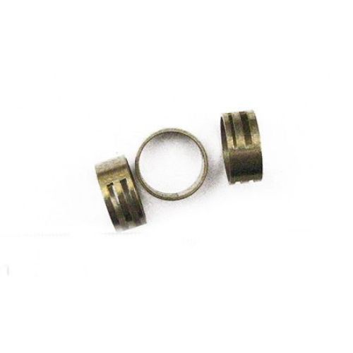 DIY Adjustable Iron Ring Bases 17x8 mm. with slots used to open the rings