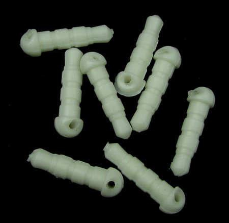 Silicone cell phone cap white - 20 pieces