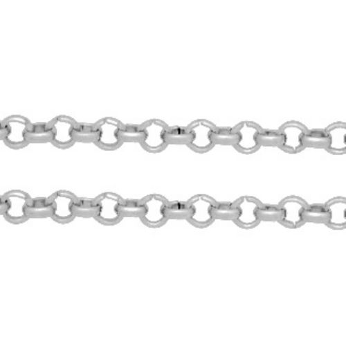 Chain 2.5x1 mm color silver -1 meter