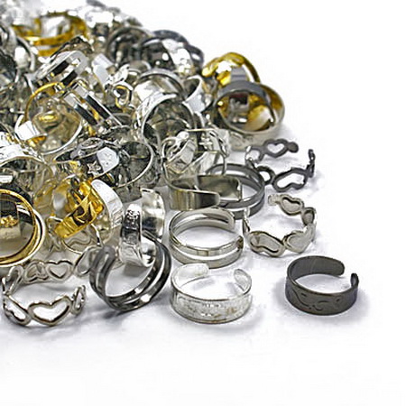 Bază metalică pentru reglarea inelului de 14 ~ 16 mm culoare SORTIT -5 bucăți