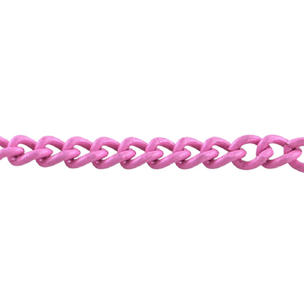Pink Link Chain / 3x2x0.6 mm - 1 meter