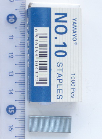 Staples for stapler number 10 -10 angle of 1000 pieces