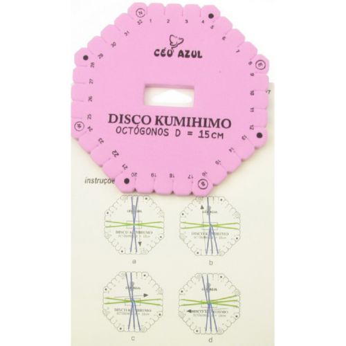 DIY Kumihimo Disc for knitting, kumihimo octagon -15 cm