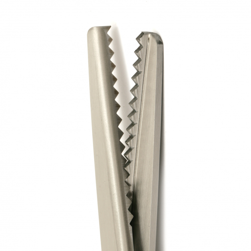 Ножица неръждаема стомана 24x8.5 см за декорация триъгълник 5 мм
