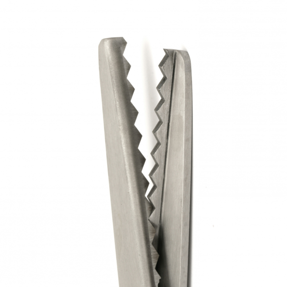 Ножица неръждаема стомана 24x8.5 см за декорация триъгълник 7 мм