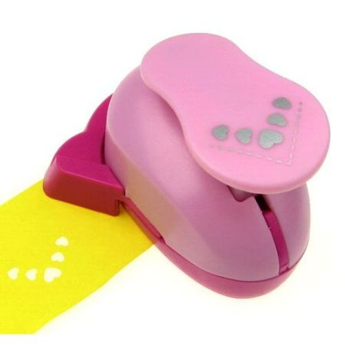 Corner punch Kamei 25 mm for cardboard from 160 g/m2 to 240 g/m2 and EVA foam, tiny hearts