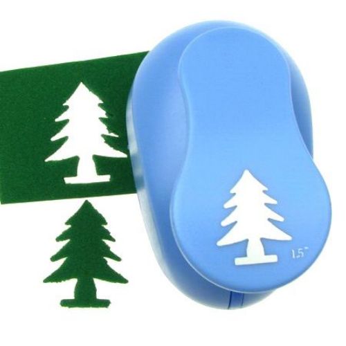 Scrapbook Punch, for cardboard and EVA, Christmas Tree, 38mm