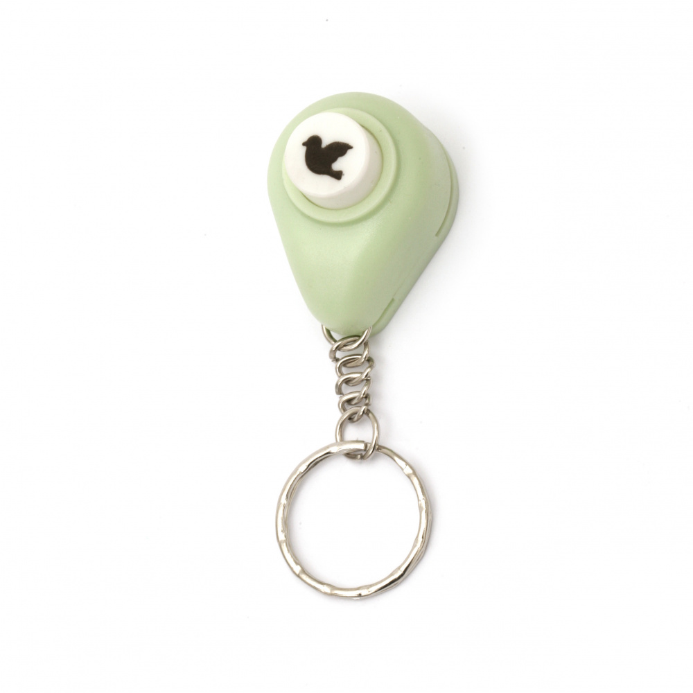 Key Chain Paper Punch, 10 mm Shape: Dove, for Cardboard up to 160 g/m2