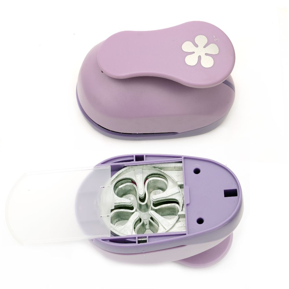 Paper Punch, 76 mm Shape: Flower with 5 petals, for cardboard and EVA, for Decoration and DIY Craft