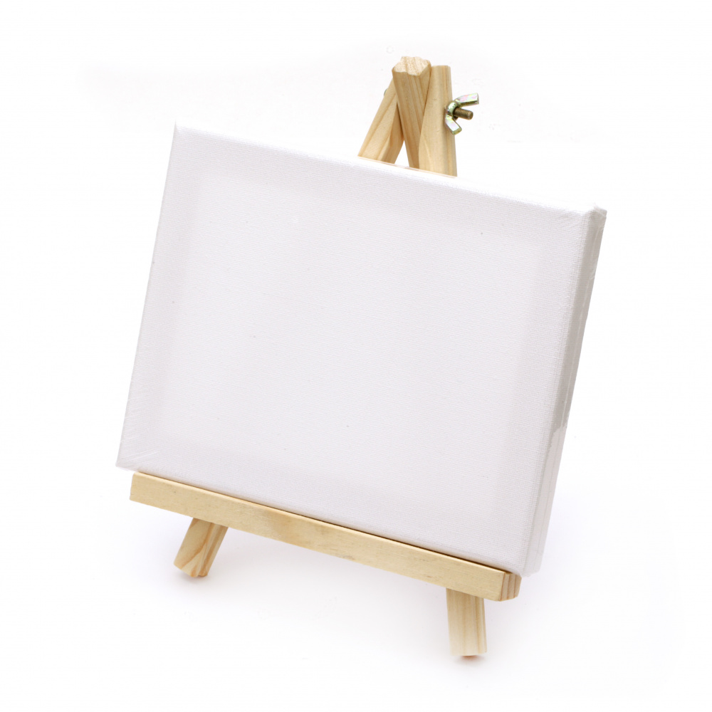 Mini tripod tripod 180x230 mm with canvas with frame 150x200 mm