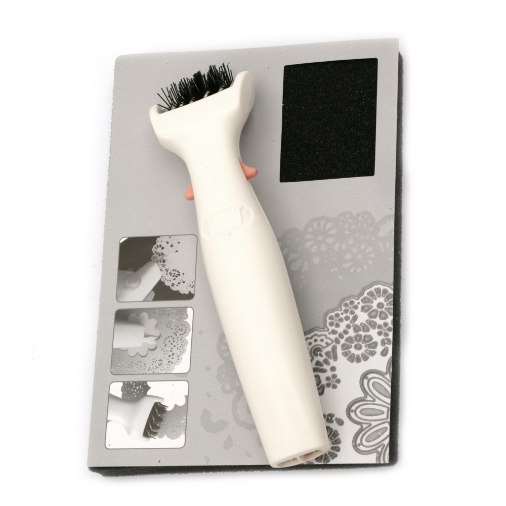 Εργαλείο καθαρισμού για μήτρες από μικροστοιχεία και μαξιλαράκι Die Brush and Foam Pad -1 τεμάχιο