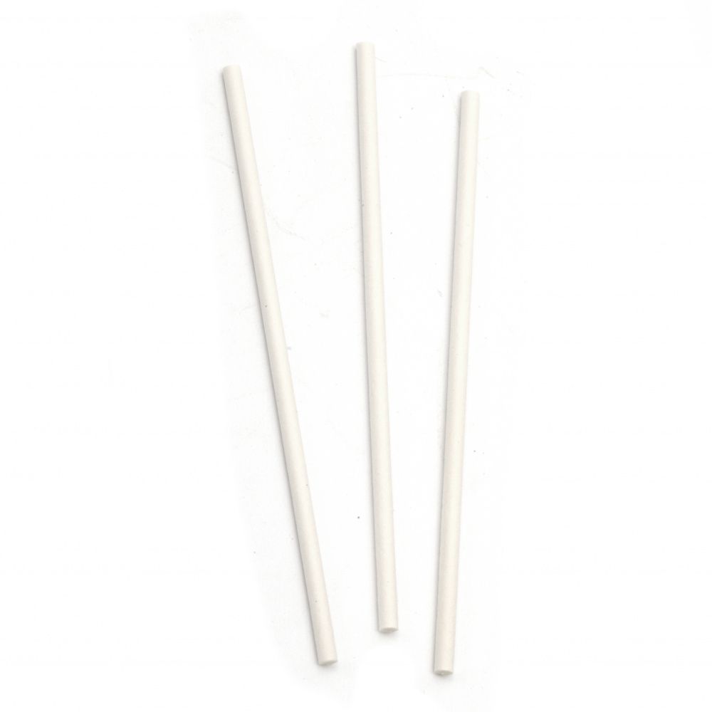 Set of sticks /pops/ 100 mm from hard paper -100 pieces