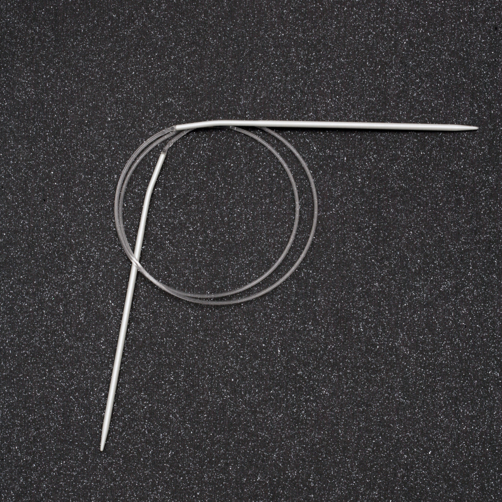 Aluminum Circular Knitting Needles, 3 mm, 80 cm SKC