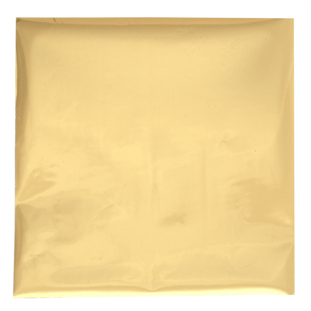 Deco foil and transfer sheet 15x15 cm deco foil and transfer sheet, green and gold, flowers -2x2 sheets