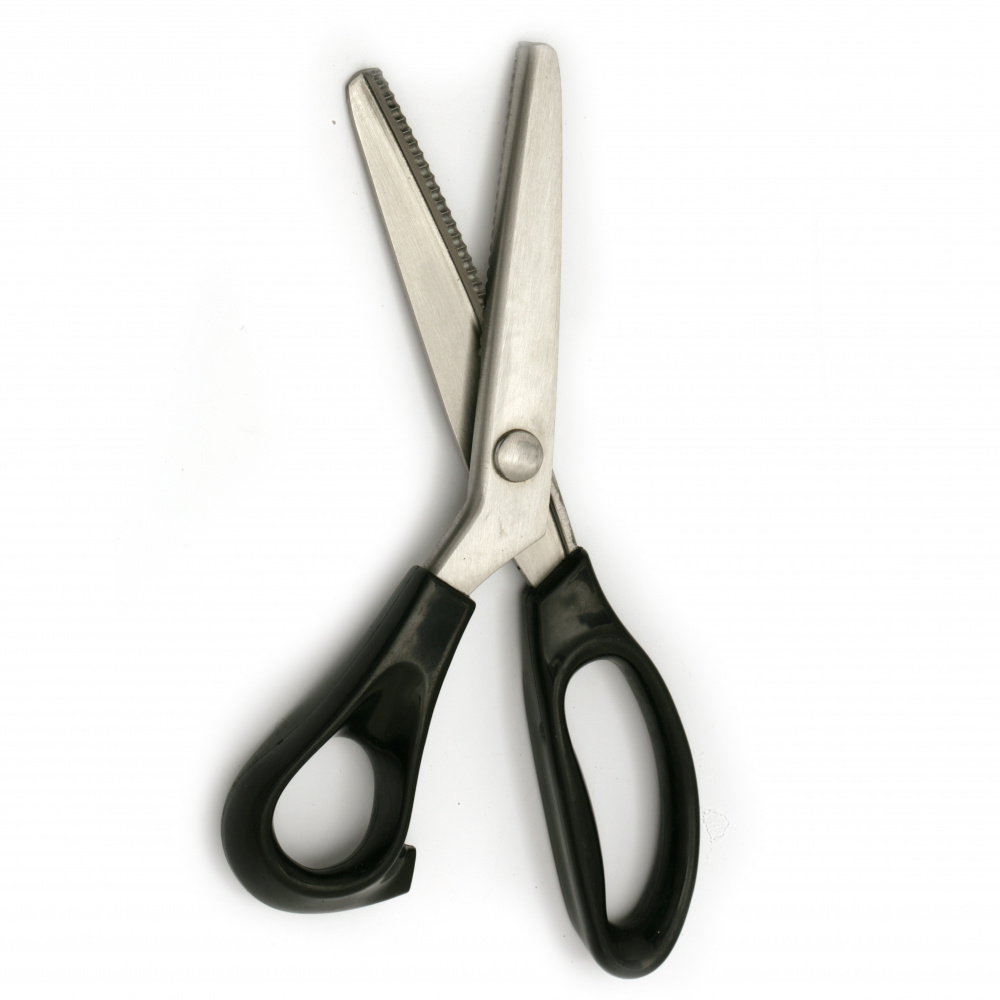 Scissors from stainless steel 23.5x8.5 cm for decoration wavy 3 mm