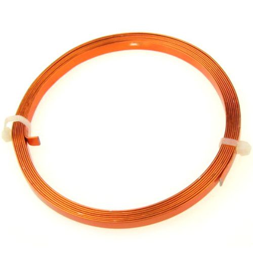 Craft Aluminium Wire 5x1 mm color copper -2 meters