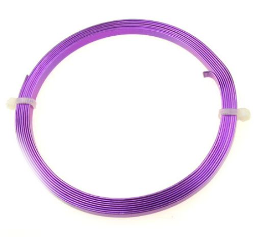 Banda din aluminiu 5x1 mm violet -2 m