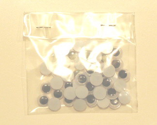 Google Wiggle Eyes for DIY Craft Projects / 8 mm - 50 pieces