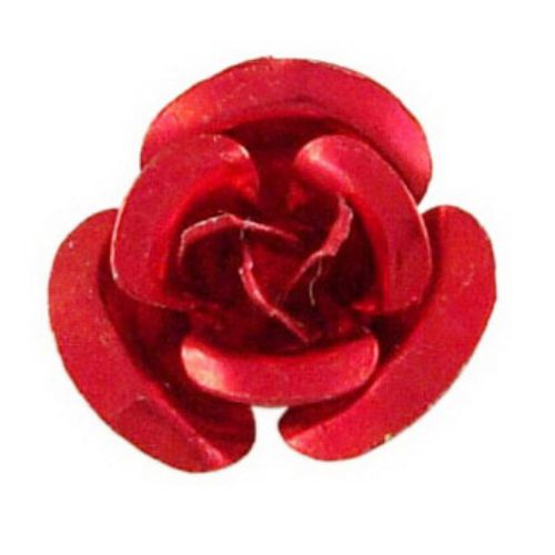 Red Roses for gluing 10 x 6.5 mm