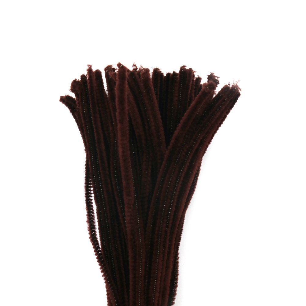 Wire Rods, Dark Brown Color, 30 cm - 10 pieces