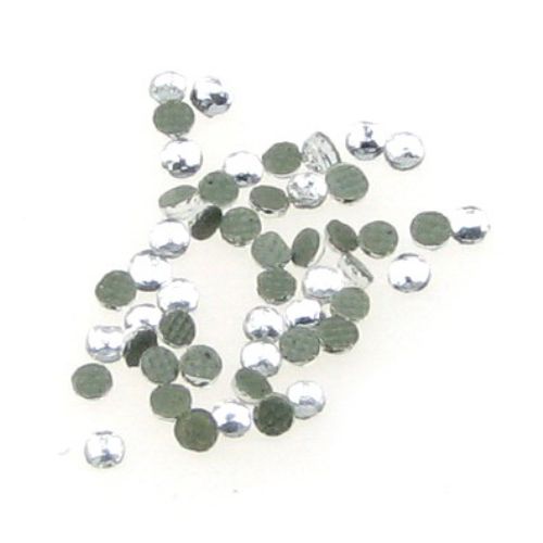 DIY Self-Adhesive Glass Rhinestone, Crystals, Decorations, Clothes, Craft 1.6 mm transparent 2 grams ~ 500 pieces