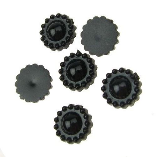 Black Pearls for gluing 9 mm
