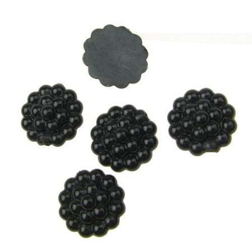 Black Pearls for gluing 13 mm