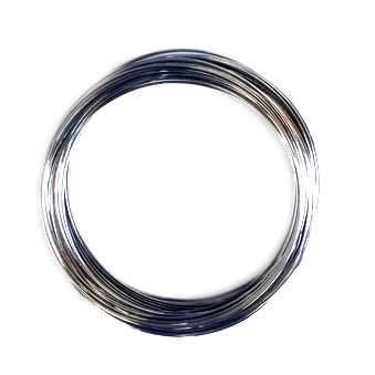 Jewellery Memory Wire 55 mm color silver -50 turns