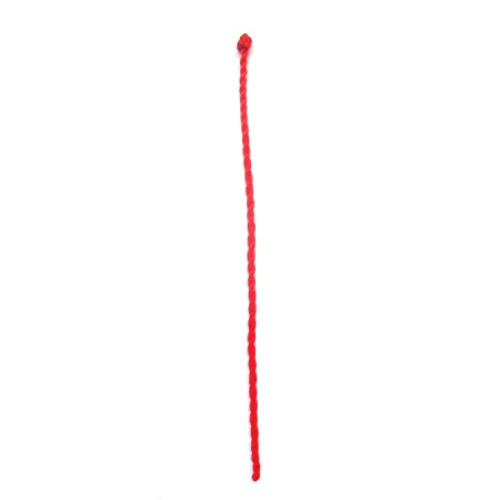 Гривна шнур объл червен 3 мм